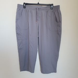 st john's bay plus size capris